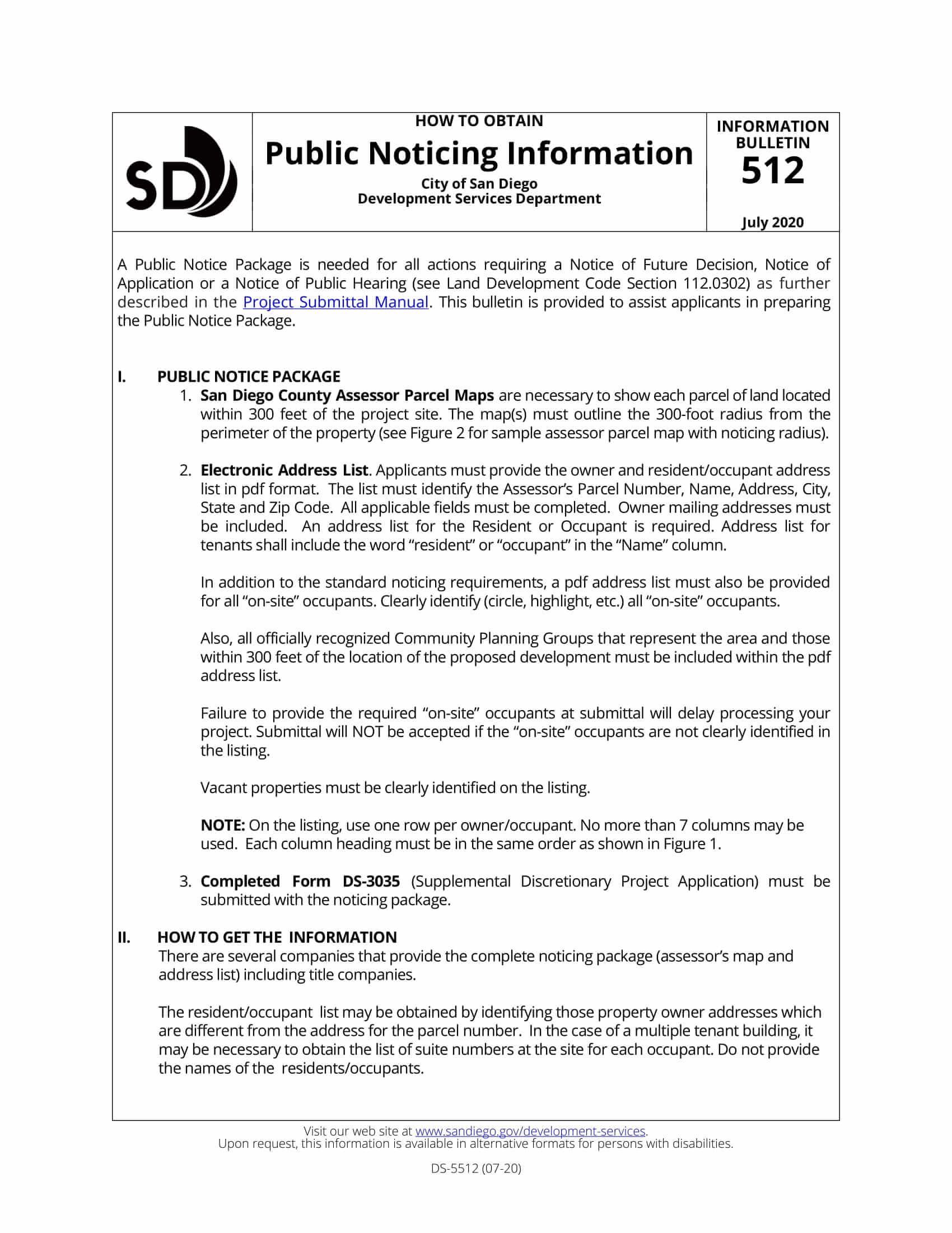 San Diego Public Noticing Information 512 Parcel Map 300 feet Electronic Address List.jpg