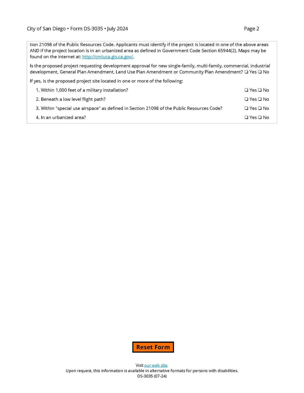San Diego DS-3035 Public Notice Certification Property Owner and Occupant 300 feet Page 2
