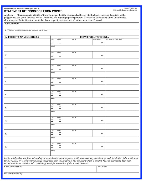 ABC Alcoholic Beverage Control - 500 Resident List - ABC 247 & ABC 251 ...