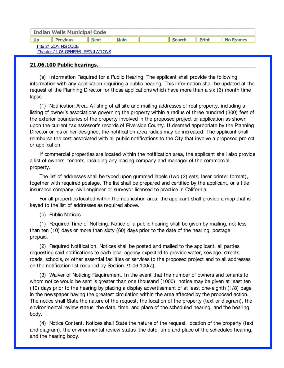 Indian Wells Parcel Map Radius Map Property Owner List 300 Foot Labels