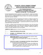 Coastal development permit application requirements including 500 foot radius map and 100 foot notification for Manhattan Beach projects